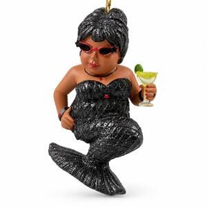 December Diamonds Margarita Cocoa Mermaid Ornament 2008 Hard to Find 55-90416